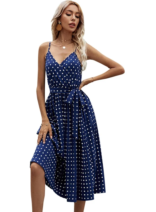 YUNIQEE Polka Dot Midi Dress