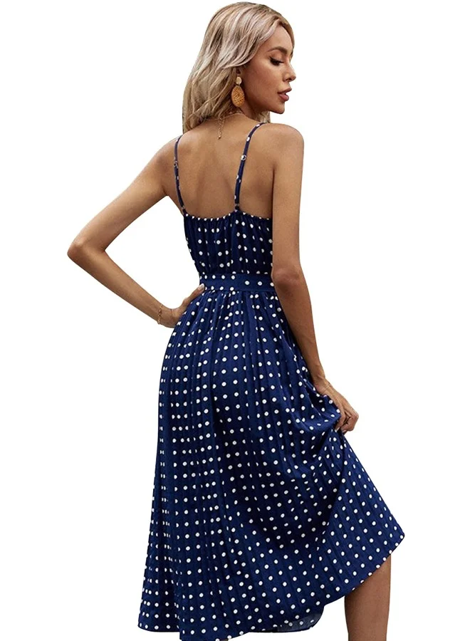 YUNIQEE Polka Dot Midi Dress