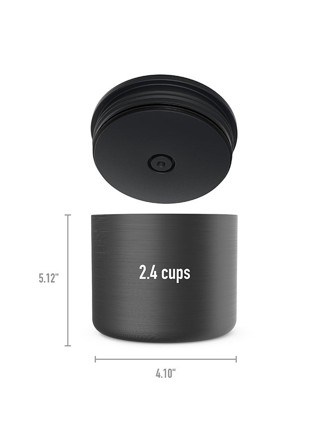 Bentgo Stainless Steel Insulated Food Container - Carbon Black - Image 5