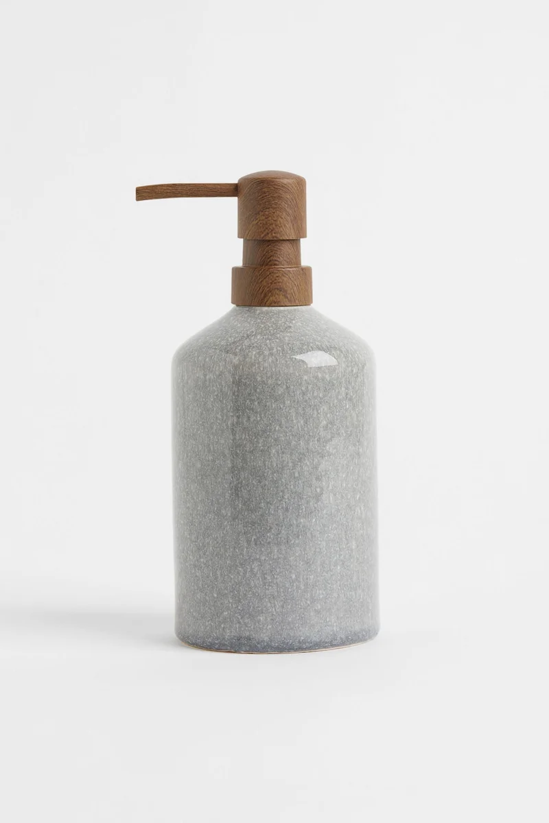 H&M Stoneware soap dispenser