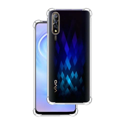 7-Seven 7SEVEN® Back Cover for VIVO S1 Transparent Mobile Back Case Shock Proof Design Camera Edges Protection Crystal Clear Phone Case Silicon Soft TPU and Flexible Bumper Phone Cover - Image 1