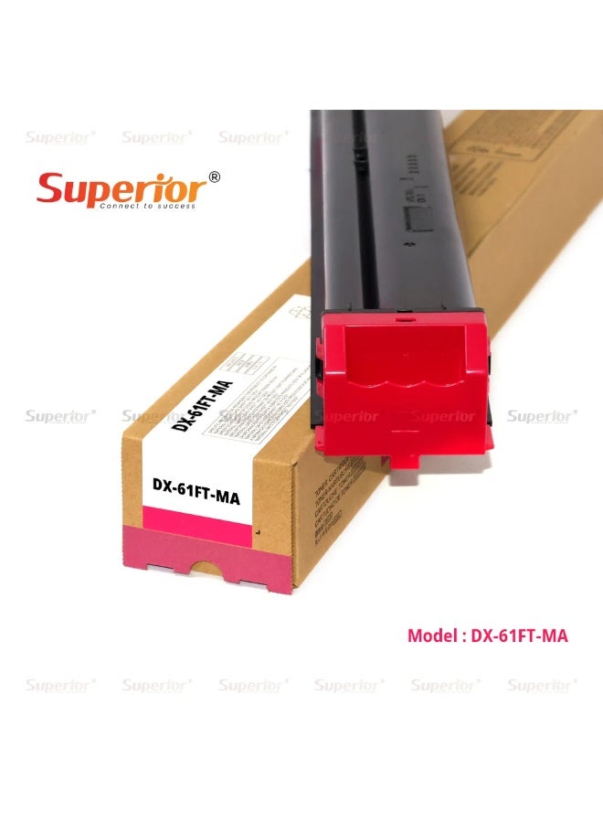 SOS Superior Superior MX-61FT-MA Magenta Compatible Toner Cartridge – Replacement for Sharp MX-61FT – For Sharp MX-2630N / MX-3050N / MX-3550N / MX-4050N / MX-5050N / MX-6050N and More - Image 4