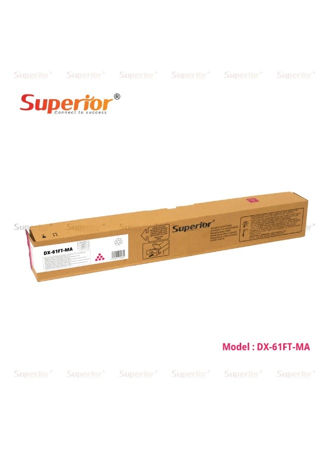 SOS Superior Superior MX-61FT-MA Magenta Compatible Toner Cartridge – Replacement for Sharp MX-61FT – For Sharp MX-2630N / MX-3050N / MX-3550N / MX-4050N / MX-5050N / MX-6050N and More - Image 3