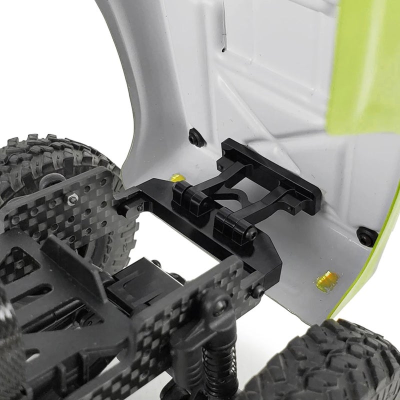 هيئة سيارة التحكم عن بعد: متوافقة مع Axial SCX24 90081 بنسبة 1/24، مصنوعة من سبائك الألومنيوم السوداء، سهلة التركيب، مقاومة للتآكل، متينة، لا تتشوه - مظهر جديد، صناعة دقيقة لمحبي تعديل سيارات التحكم عن بعد (RC Car) الذاتي - Image 2