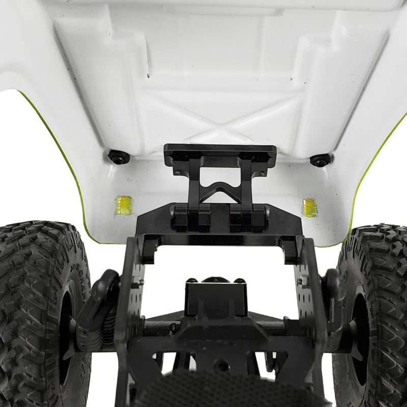 هيئة سيارة التحكم عن بعد: متوافقة مع Axial SCX24 90081 بنسبة 1/24، مصنوعة من سبائك الألومنيوم السوداء، سهلة التركيب، مقاومة للتآكل، متينة، لا تتشوه - مظهر جديد، صناعة دقيقة لمحبي تعديل سيارات التحكم عن بعد (RC Car) الذاتي - Image 3