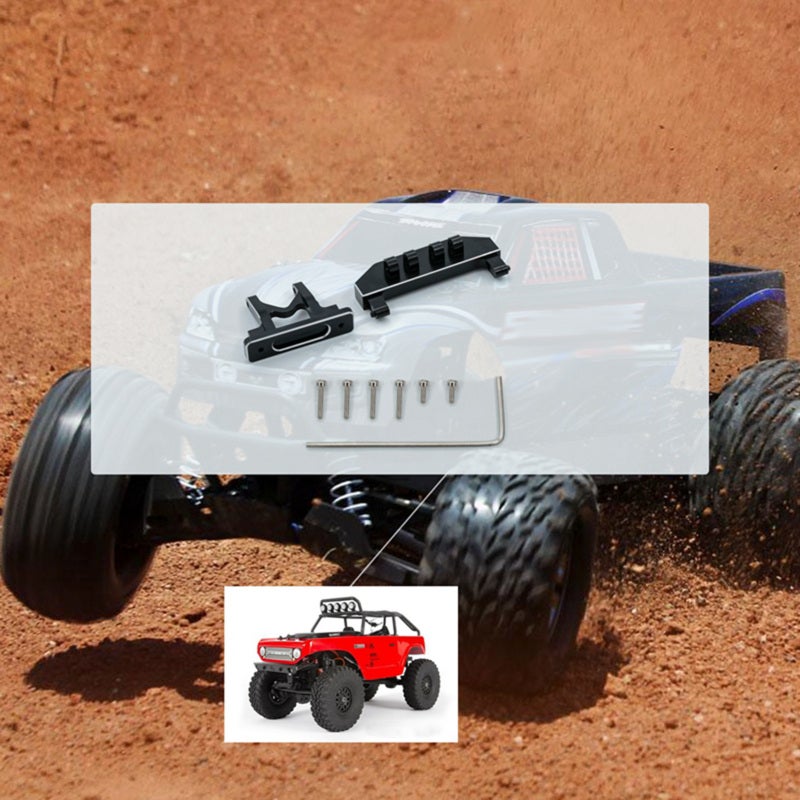 هيئة سيارة التحكم عن بعد: متوافقة مع Axial SCX24 90081 بنسبة 1/24، مصنوعة من سبائك الألومنيوم السوداء، سهلة التركيب، مقاومة للتآكل، متينة، لا تتشوه - مظهر جديد، صناعة دقيقة لمحبي تعديل سيارات التحكم عن بعد (RC Car) الذاتي - Image 4