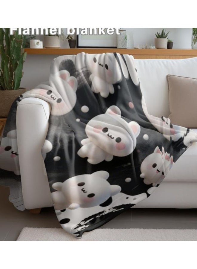 عام بطانية رقيقة من الفانيلا (حرارة ومريحة، ومناسبة للنوم واستخدام اللعبة والغبار والرمل) 150 سم * 200 سم - 624 - Image 4