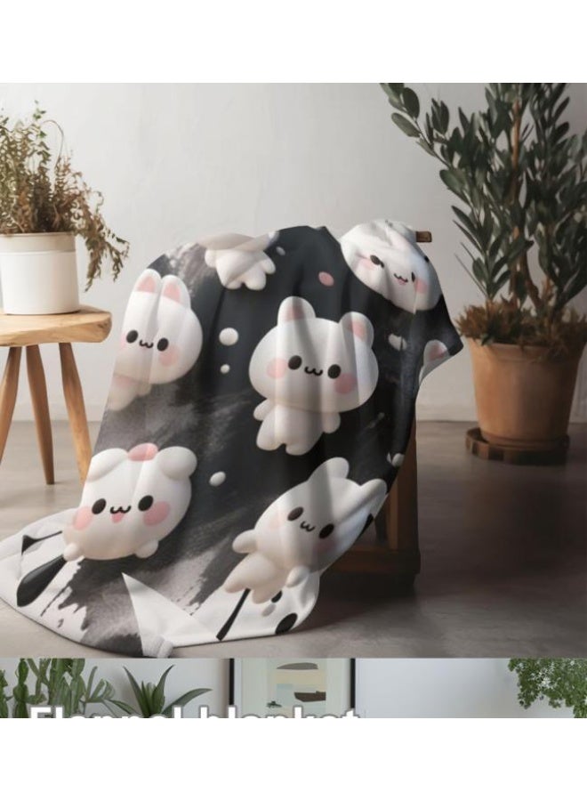 عام بطانية رقيقة من الفانيلا (حرارة ومريحة، ومناسبة للنوم واستخدام اللعبة والغبار والرمل) 150 سم * 200 سم - 624 - Image 3