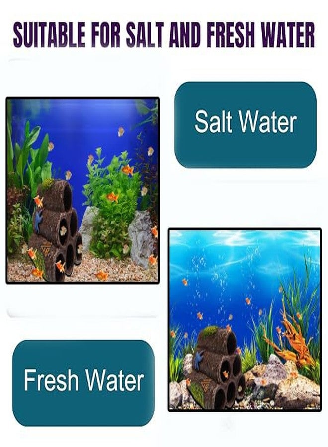 GIG BAZAAR-Aquarium Shelter Pipe Caves Decoration Ornaments - Create a Cozy Hideaway for Your Aquatic Pets Breeding Hiding Spot Area for Shrimp and Small Fish, Decorative Ornament (Red) - Image 5