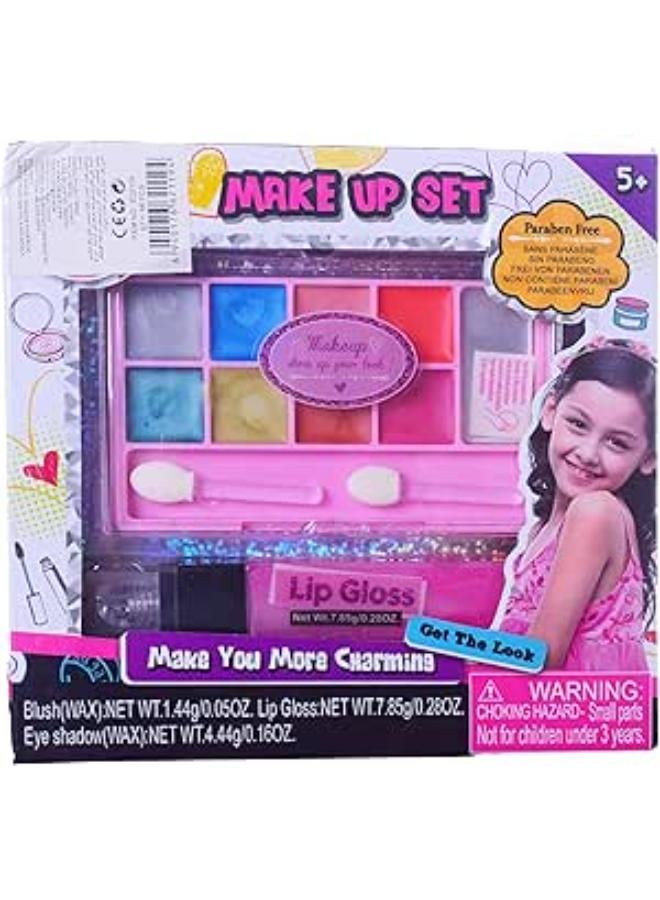 مجموعة مكياج للأطفال، متعددة الألوان