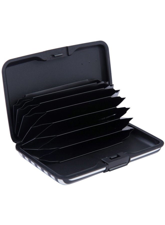 ELFISH Mini RFID Aluminum Wallet Credit Card Holder Business Card Holder Metal ID Wallet for Men Women (Crane) - Image 2