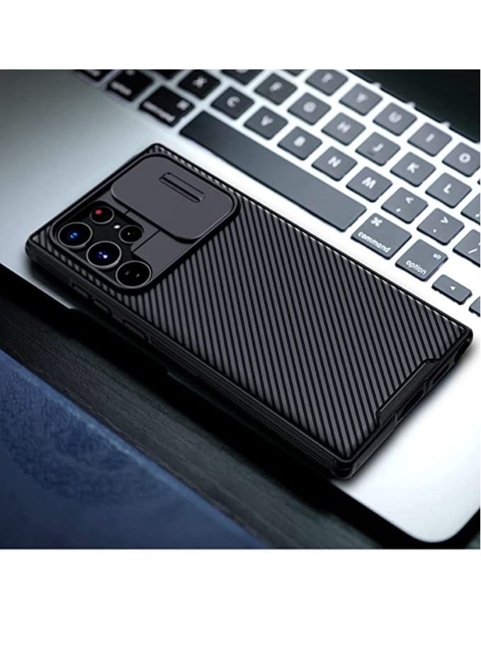 Nillkin CamShield Protective Cover Phone Case with Slide Camera Protector For Samsung S22 Ultra Black - Image 1