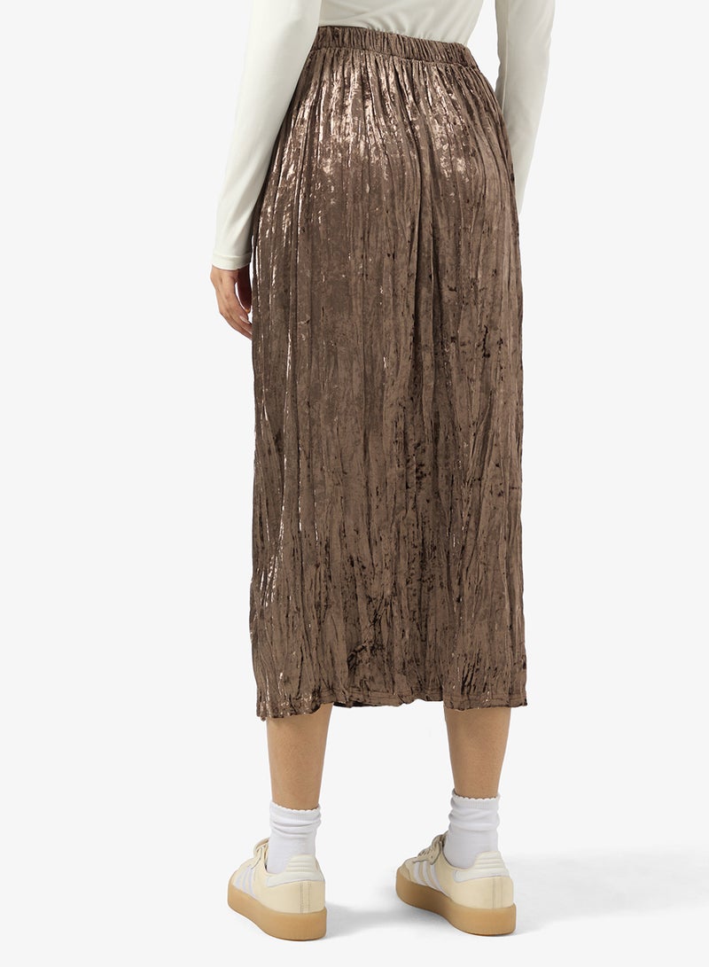 Ginger Metallic Maxi Skirt - Image 3