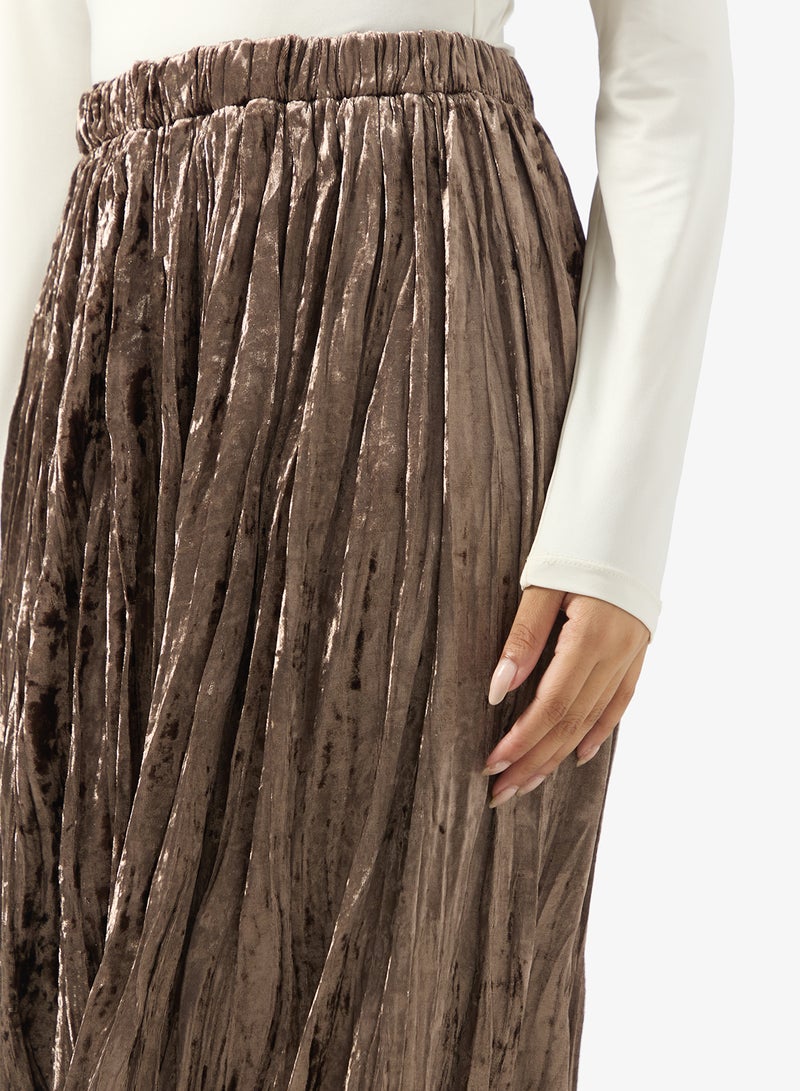 Ginger Metallic Maxi Skirt - Image 4