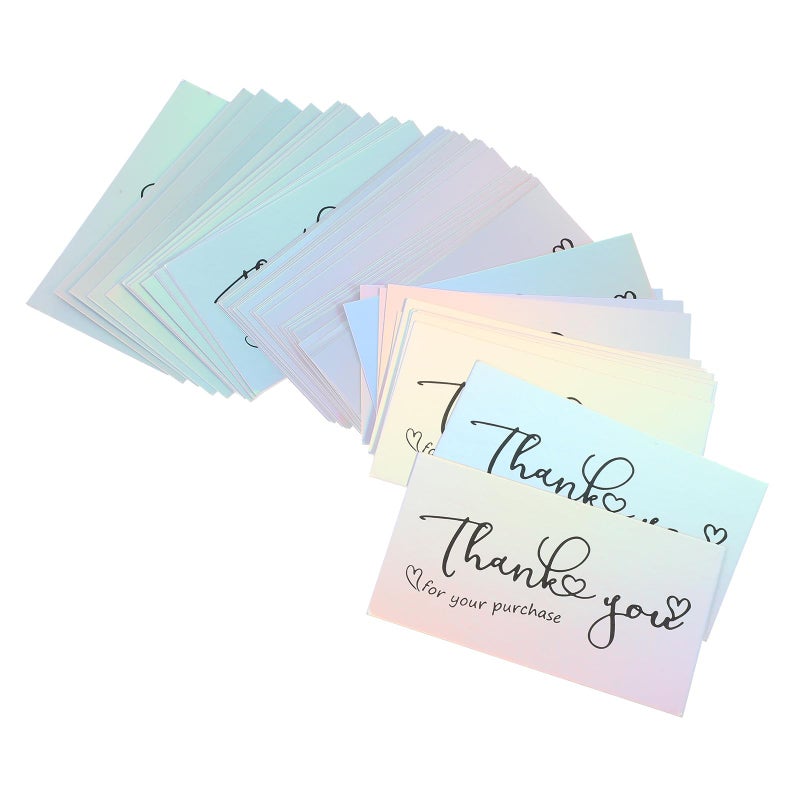 Thank You Cards For Business 50pcs Blank Postcards Customer Appreciation Supplies - Image 2
