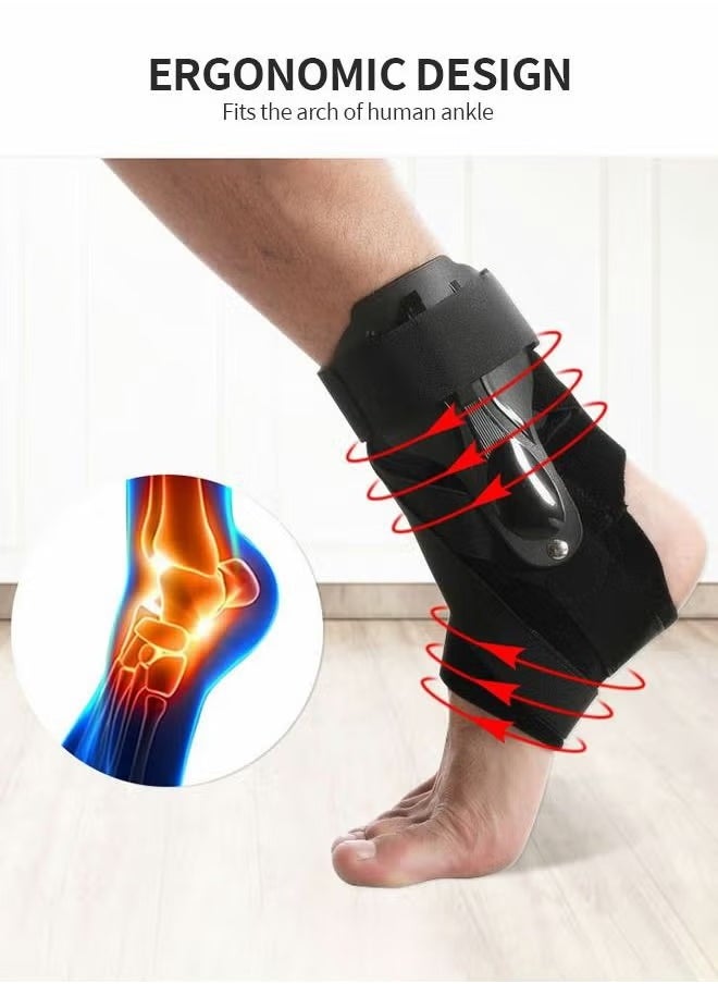Hicomony Ankle Brace, Ankle Stabilization Support, Lace Up Ankle Support for Running, Basketball, Volleyball  - Image 4