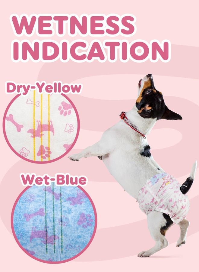 Dono Disposable Cat & Dog Nappies, 48pcs - Super Absorbent, Leak-proof with Wetness Indicator - XXS to L, Female & Male, Heat, Period, Excitable Urinary - Image 2