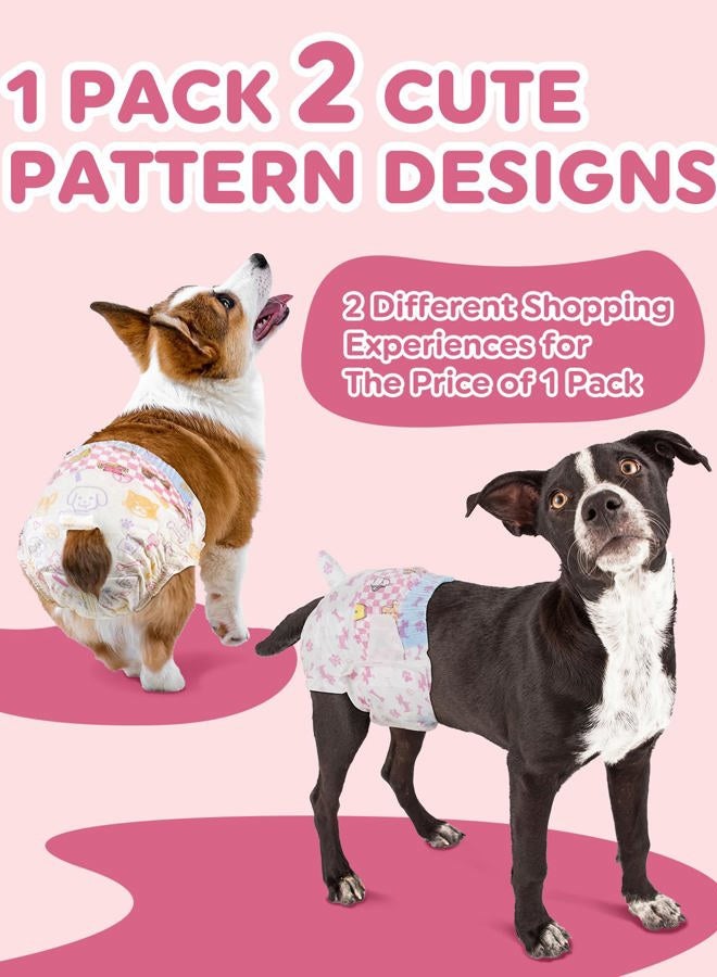 Dono Disposable Cat & Dog Nappies, 48pcs - Super Absorbent, Leak-proof with Wetness Indicator - XXS to L, Female & Male, Heat, Period, Excitable Urinary - Image 3