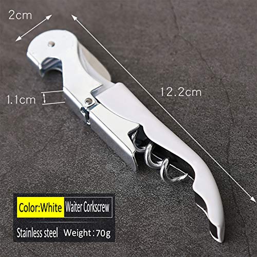 Kit-Home Professional Waiter Corkscrew Wine Openers Set (4 PCS),Upgraded With Heavy Duty Stainless Steel Hinges Wine Key for Restaurant Waiters, Sommelier, Bartenders - Image 3