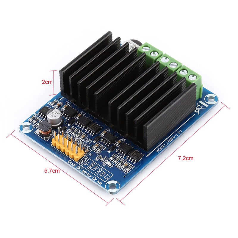 H Bridge Motor Controller Driver Board 1pc DC Motor Speed Control - Image 3