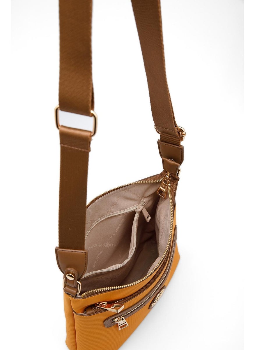BEVERLY HILLS POLO CLUB 05BHPC8011-HR Mustard Women's Shoulder Bag  - Image 4