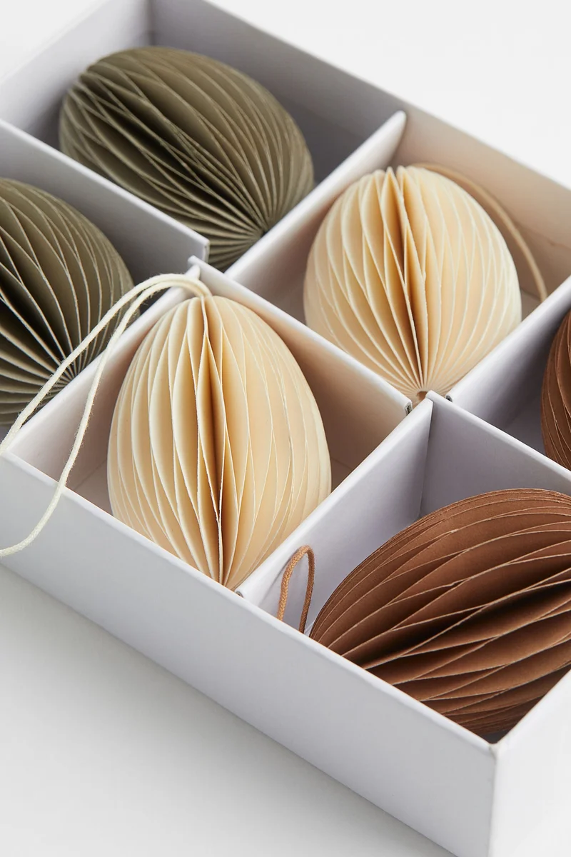 اتش اند ام زينة الأعياد - عبوة من 6 قطع