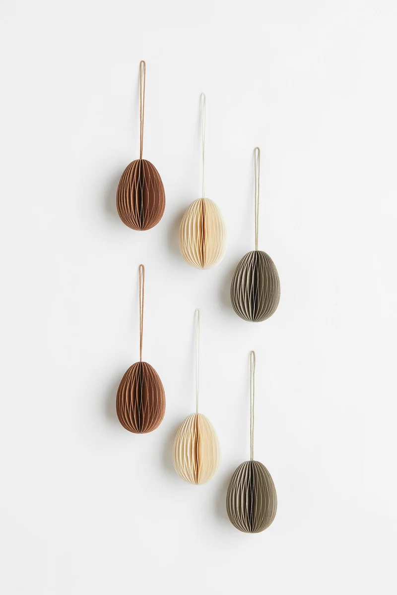 اتش اند ام زينة الأعياد - عبوة من 6 قطع