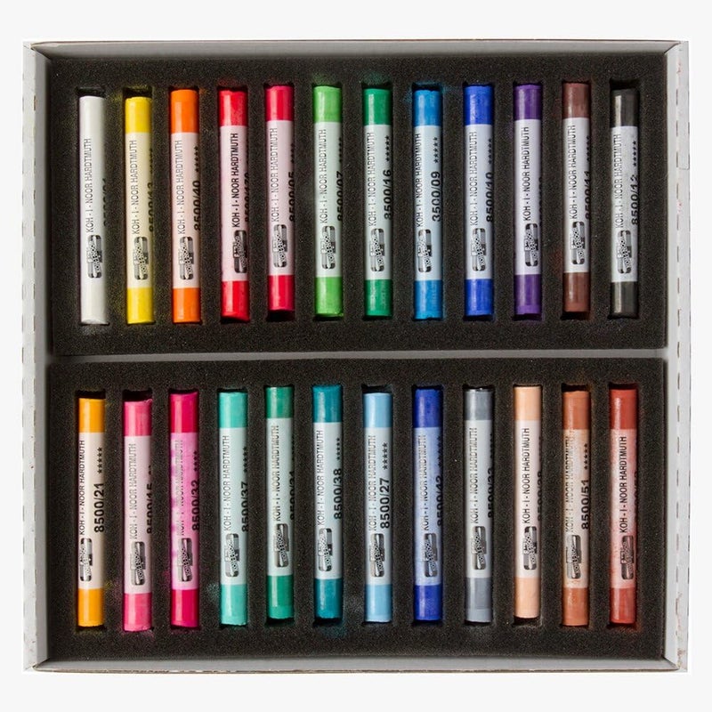 KOH-I-NOOR Set Of 24 Round Artist Soft Pastels - Image 1