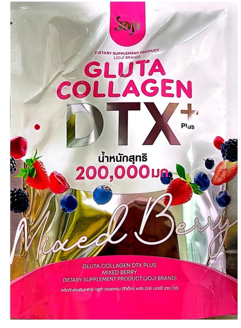 Joji Gluta Collagen DTX Mixed Berry Flavor 10 Sachets