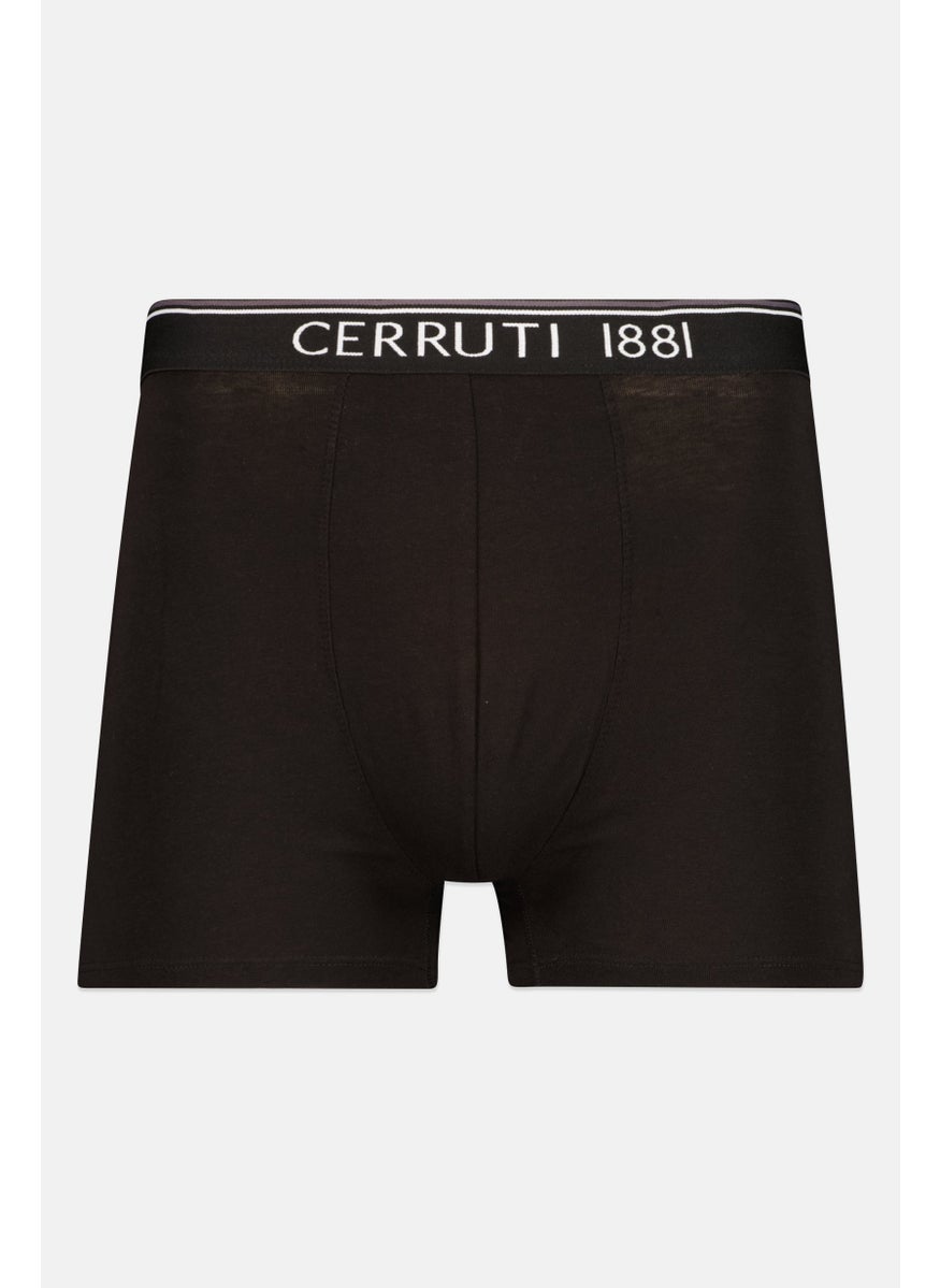 CERRUTI 1881 Men 2 Pack Brand Logo Trunk, Black  - Image 3