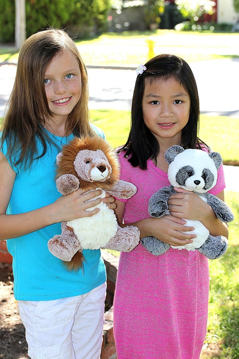 AuroraPlush 12" Mid-Size Stuffed Animal Collection ( Lion ) (Lion) - Image 4