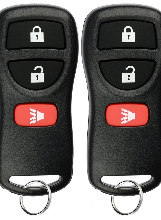 KeylessOption Keyless Entry Remote Control Car Key Fob Replacement for KBRASTU15, CWTWB1U733 (Pack of 2) - Image 1