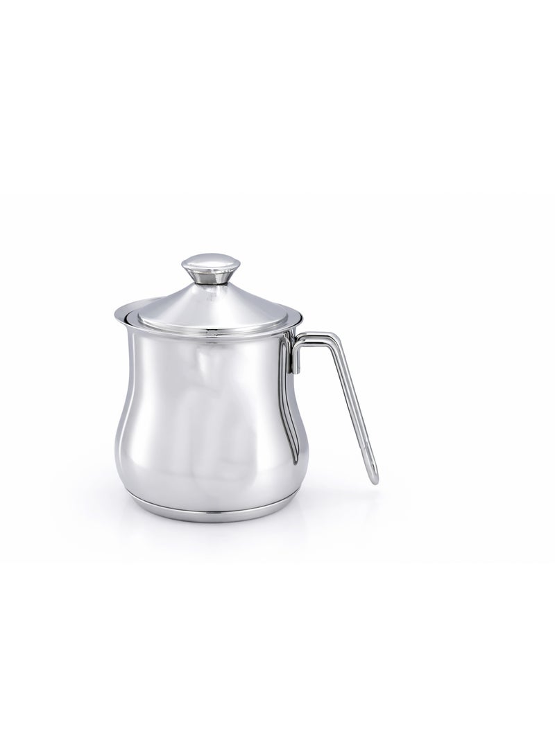 يونستيل لبانة 10 سم ستانلس ستيل 10/18 سعة 0.5 لتر من يونستيل