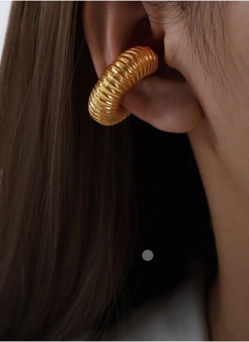 NEW STYLE - 2pcs Stylish & Trendy Hoop Earrings For Women - Image 1