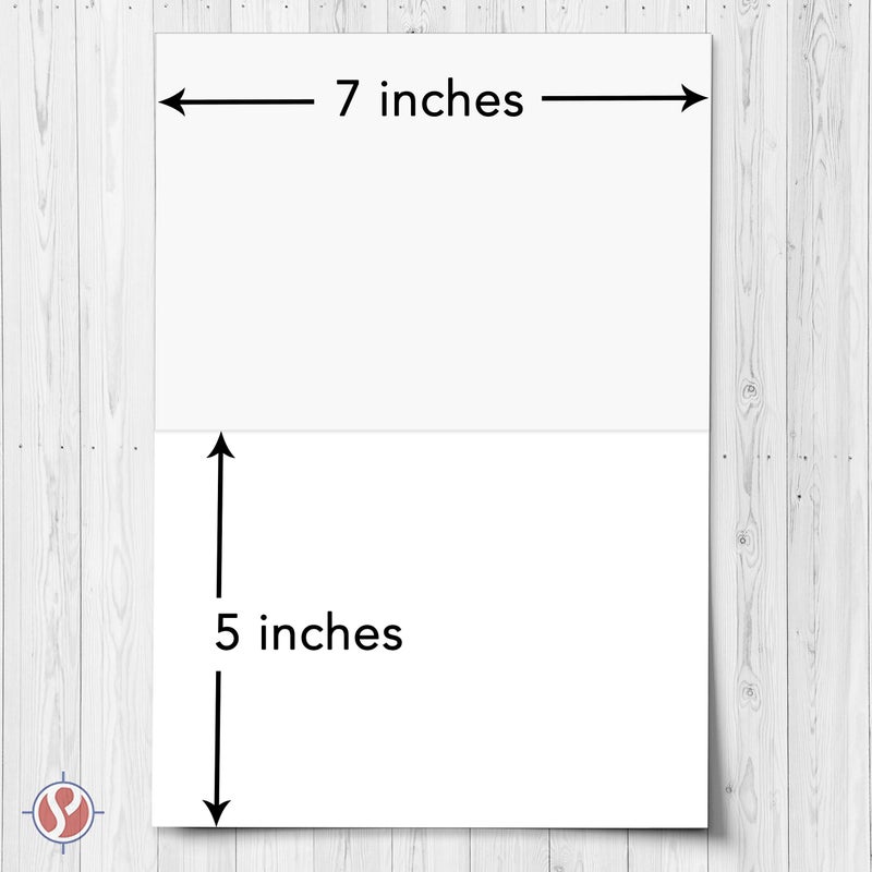 S Superfine Printing Greeting Cards - 5x7 Inches Heavyweight Blank White Card Paper- Half-Fold Design - Perfect for Birthday Invitations, Wedding, Holiday, Notes, Anniversary and All Occasions - Bulk Pack of 100 Cards - Image 2