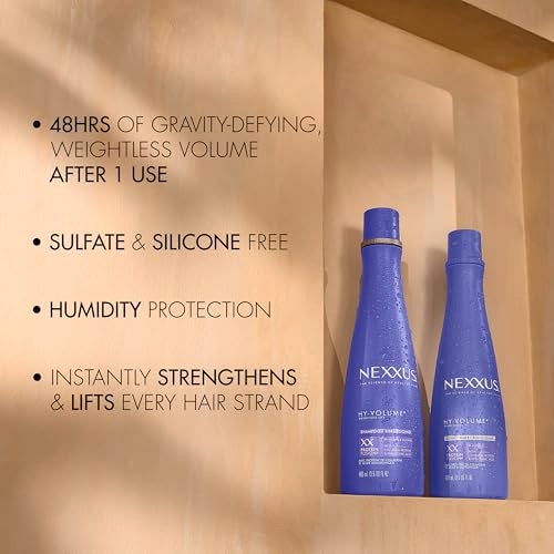 Nexxus Hy-Volume Weightless Lift Conditioner Protein Fusion with Collagen Protein & Hyaluronic Acid For Flat & Limp Hair for 48 Hours of Volume 13.5 Fl Oz - Image 3
