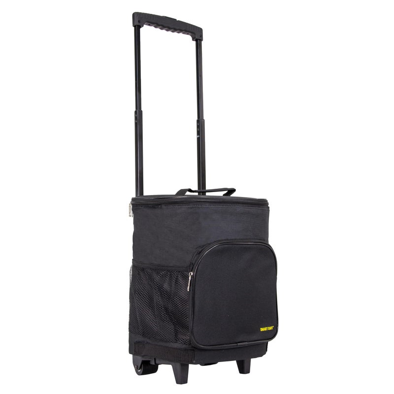 dbest products dbest products Ultra Compact Cooler Smart Cart Black Insulated Collapsible Rolling Tailgate BBQ Beach Summer