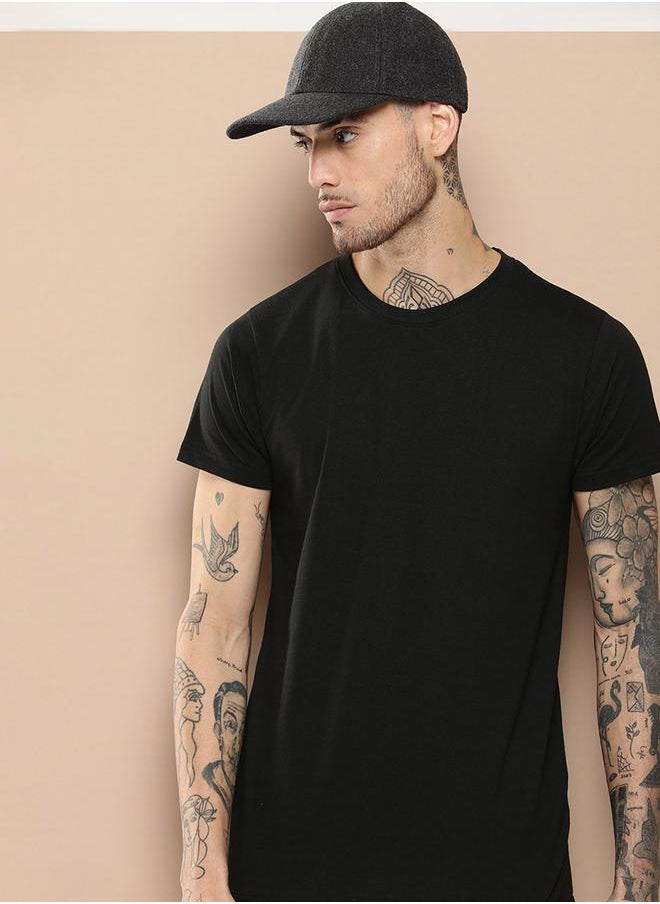 Difference of Opinion Plain Regular Fit T-Shirt by Styli  - Image 1