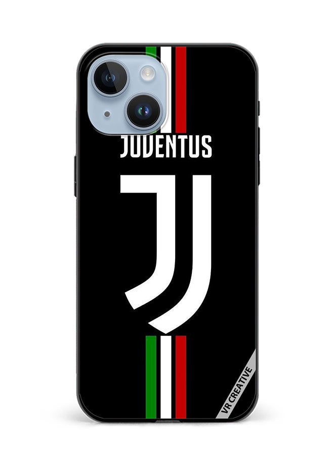 VR CREATIVE Protective Case Cover For Apple iPhone 15 Juventus Design Multicolour - Image 1