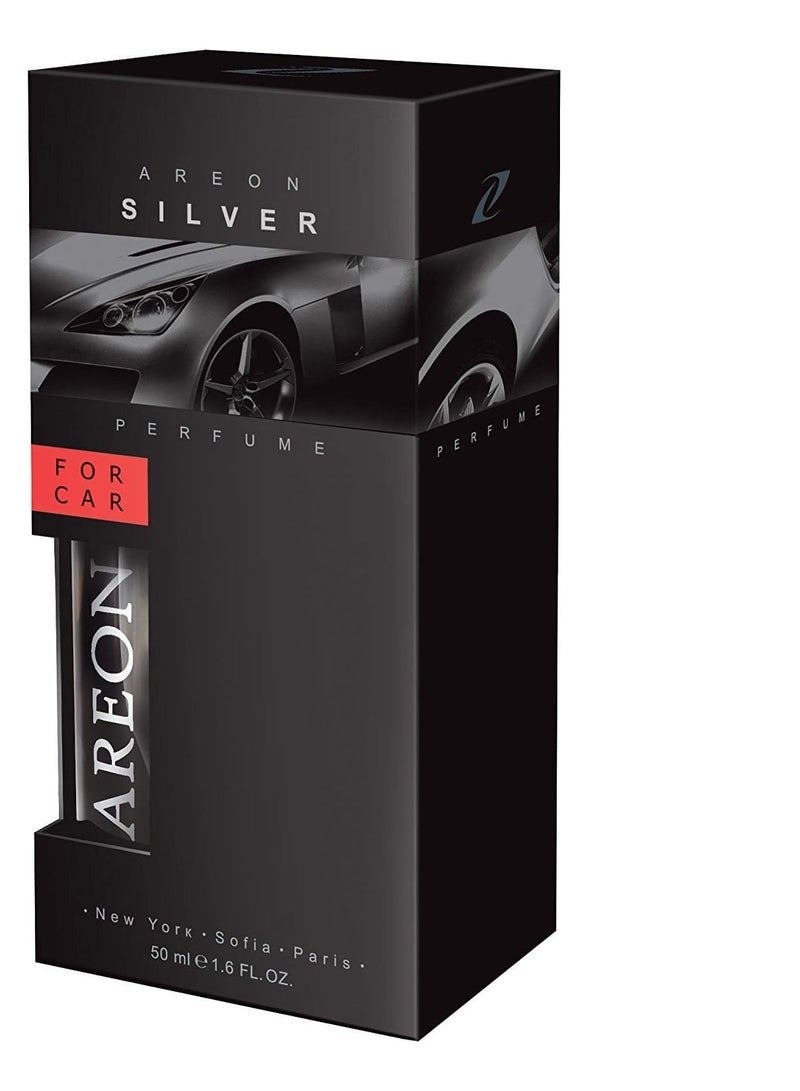 أريون بخاخ معطر جو للسيارة من سيلفر بيرفيوم 50 مل - Image 1