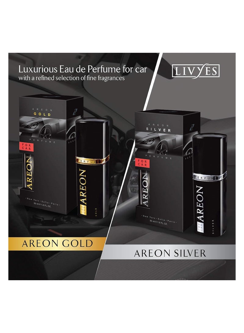 أريون بخاخ معطر جو للسيارة من سيلفر بيرفيوم 50 مل - Image 4
