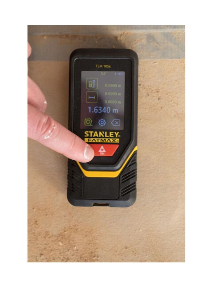 Stanley - "Stanley 50m Laser Distance Measurer with Bluetooth Connectivity, IP54 Rated, Accurate Measurement Tool for Construction & DIY, Long-Range 50 Meter Measuring Device for Indoor & Outdoor Use - Image 1