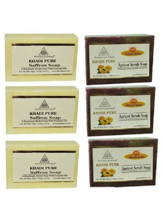Apricot & Saffron Soap 125 ml (Pack of 6) - pzsku/ZF677A4DB30156C8C5344Z/45/_/1662635074/ab7fbbf1-e2e9-48cb-8f14-c021344fc6e8
