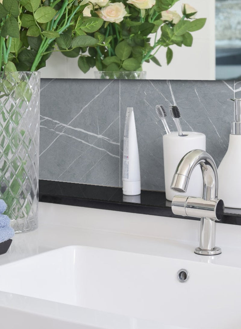 Sharpdo 5Pcs 3D Wall Sticker Set Multicolour Waterproof Wallpaper Panels Wall Decoration Covering  for Kitchen And Living Room 30 x 30CM - Image 4