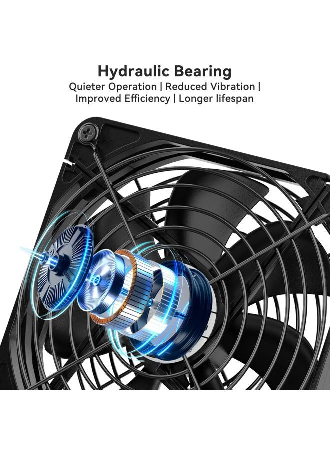 ELUTENG Dual Cooling Fan Whisper Quiet 80mm USB Fan 3 Adjustable High Speed USB Port Heatsink Fans Compatible for PS4, PS5, Router, Laptop, PC, Xbox Cooling Electronics - Image 5
