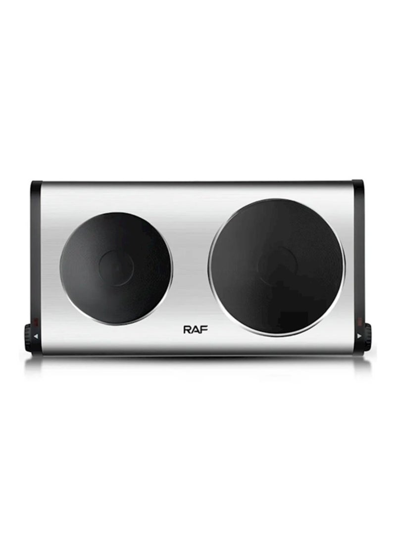 RAF Electric stove for cooking and heating food, 2500 watt double burner, R8014, high-quality and durable materials - Image 3
