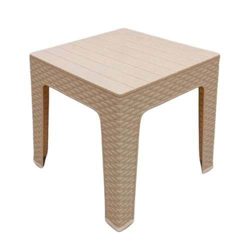 SkyGlamour Supreme Jazz Centre Table Light Weight Coffee Table for Home | Garden | Office | Indoor&Outdoor Use (Color: Marble Beige; Qnt. 01Pc.) - Image 4