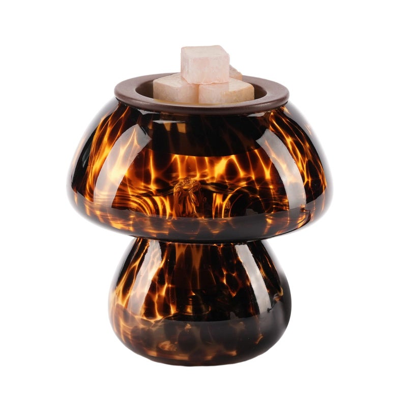 Candeldo Mushroom Wax Melt Warmer Tortoise Shell Home Decor Wax Melter Warmer with Timer Cute Fragrance Vintage Candle Lamp Birthday Gifts for Women - Image 2