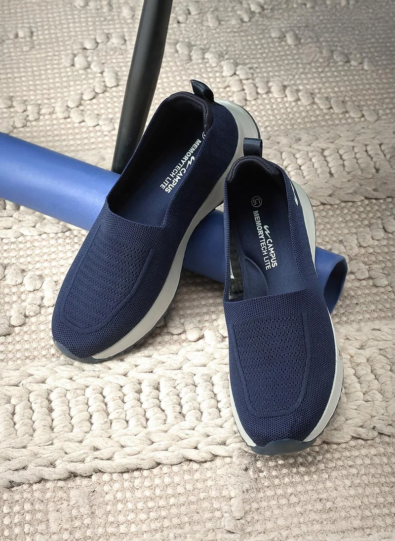 كامبس Women Armor Memory Foam Slip-On Walking Shoes-Navy