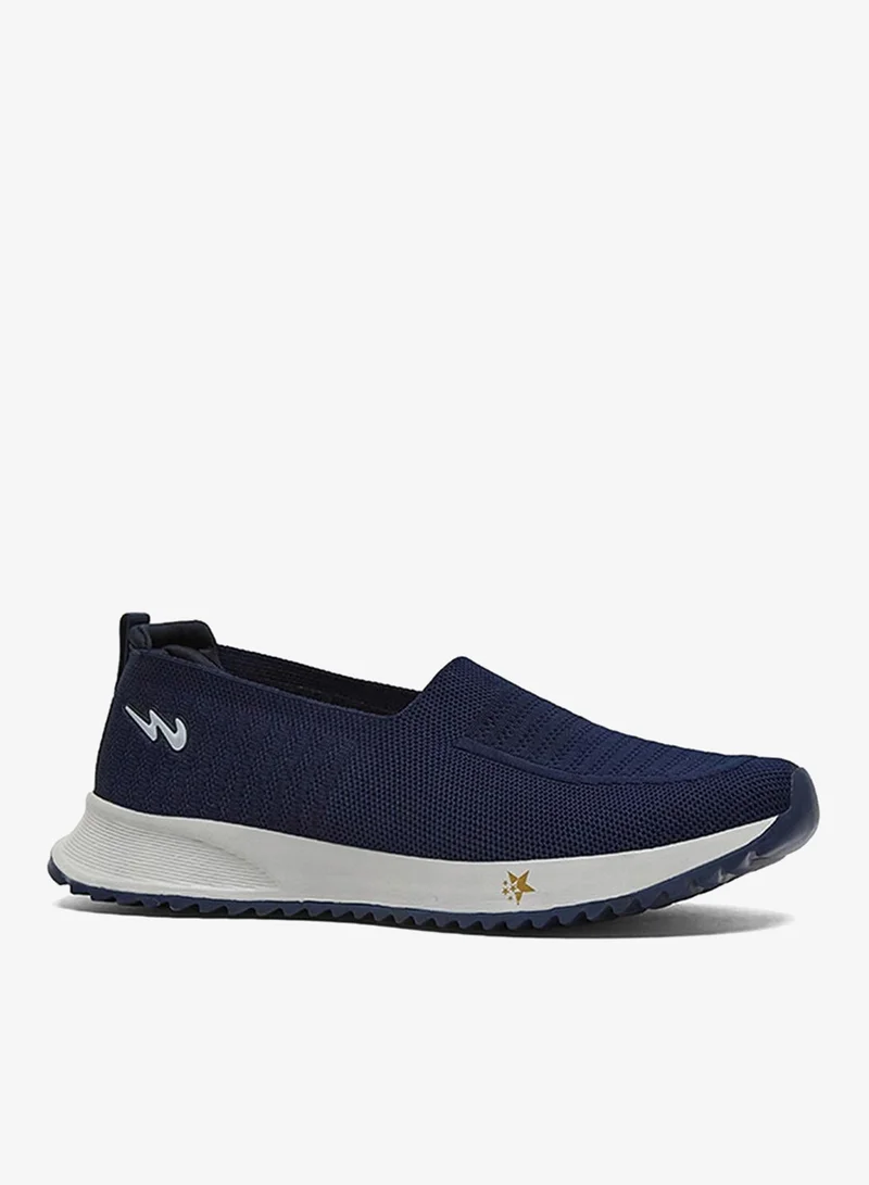 كامبس Women Armor Memory Foam Slip-On Walking Shoes-Navy